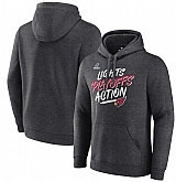 Men's Arizona Cardinals Fanatics Branded Charcoal 2021 NFL Playoffs Bound Lights Action Pullover Hoodie,baseball caps,new era cap wholesale,wholesale hats